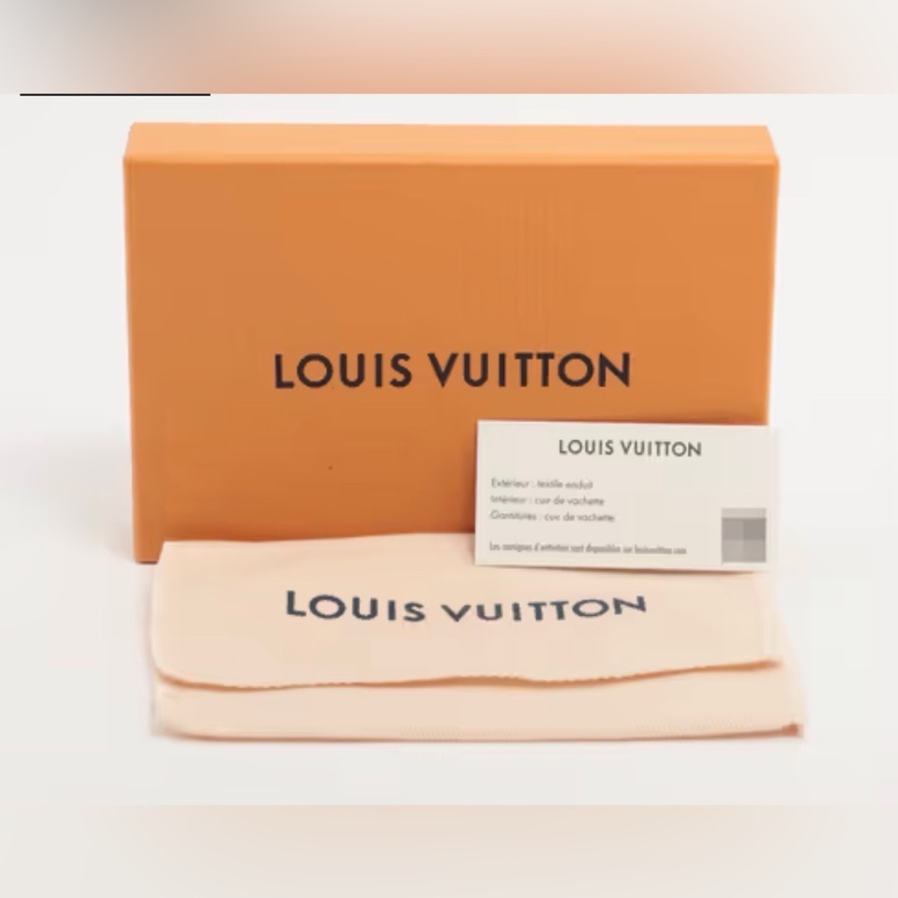 Louis Vuitton Monogram Eclipse Compact Coin Card Holder Wallet M82253 RFID CHIP - Picture 13 of 13